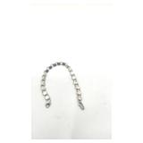 Very Nice Vintage Sterling Silver Bracelet - 7.75"