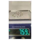 Beautiful Sterling Silver Necklace - 18"