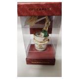 Lenox "Commemorate 2000" Champagne Bucket Time Capsule Ornament