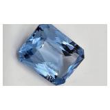 Loose 23.65 Carat Blue Topaz Gemstone