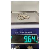 20" Italy Sterling Silver Twist Necklace