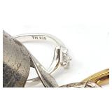 Lot of Untested Gold and Silver Rings - 1 Unfinished Ring Setting Stamped KP - 103.10g