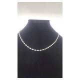 20" Italy Sterling Silver Twist Necklace