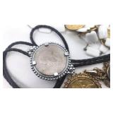Miscellaneous Coin-Themed Estate Jewelry Pieces