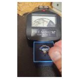 Stunning 10k Yellow Gold and 15 Carat Blue Topaz Cocktail Ring - Size 6.25