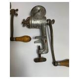 Lot of (4) Vintage Meat Grinders