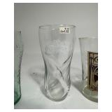 Lot of (4) Coke Glasses