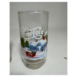 Lot of (4) Coke Glasses