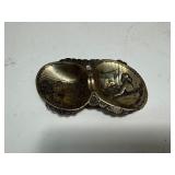 1940s Embossed Tin Ashtray