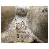 1940s Embossed Tin Ashtray