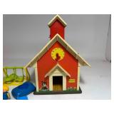Vintage 1971 Fisher Price Little People School House