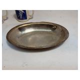 Lot of 2 Silver Trays & Salt Coffee Mugs