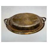 Lot of 2 Silver Trays & Salt Coffee Mugs