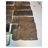 Vintage License Plates From 1920’s