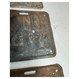 Vintage License Plates From 1920’s