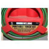 Chicago Electric Portable Welding Torch Kit with Oxygen and Acetylene Tanks