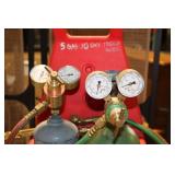 Chicago Electric Portable Welding Torch Kit with Oxygen and Acetylene Tanks
