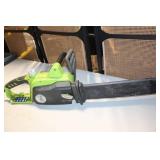 GreenWorks Cordless Electric Chainsaw with Battery