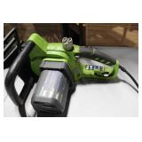 GreenWorks Cordless Electric Chainsaw with Battery