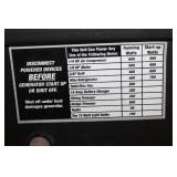 Used Storm Cat 900 Max W Portable Generator 2 Stroke Engine