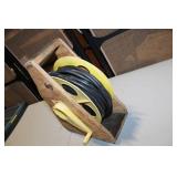 Heavy Duty Extension Cord on Wooden Reel