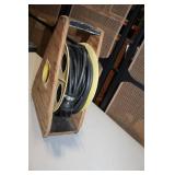 Heavy Duty Extension Cord on Wooden Reel