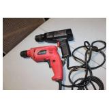 Set of 2 Electric Drills - Black and Red ToolShop Drills