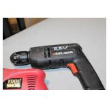 Set of 3 Corded Power Drills including Black & Decker and Tool Shop