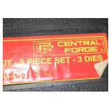 Central Forge Pipe Thread Kit - 5 Piece Set with 3 Dies