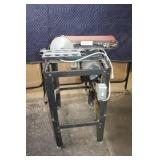 Industrial Belt and Disc Sander on Stand