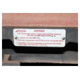 Industrial Belt and Disc Sander on Stand