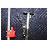 Set of Adjustable Pipe Clamps with Galvanized Steel Pipes