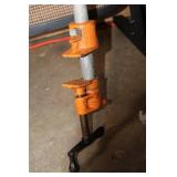 Set of Adjustable Pipe Clamps with Galvanized Steel Pipes