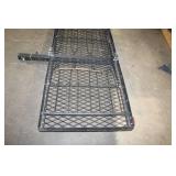 Heavy-Duty Steel Hitch Cargo Carrier with Folding Ramp