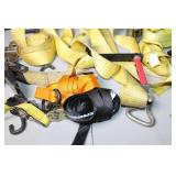 Assorted Lot of Ratchet Straps and Tie-Downs