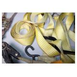 Assorted Lot of Ratchet Straps and Tie-Downs