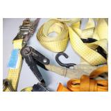 Assorted Lot of Ratchet Straps and Tie-Downs