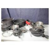 Assorted Cookware Set with Pots, Pans, and Lids