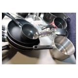 Assorted Cookware Set with Pots, Pans, and Lids