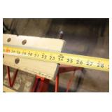 Adjustable Folding Workbench with Wood Top