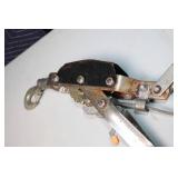 Used Cable Puller with Hooks and Ropes Set