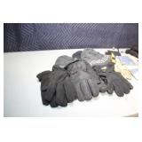 Assorted Collection of Winter Gloves and Work Gloves