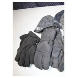 Assorted Collection of Winter Gloves and Work Gloves