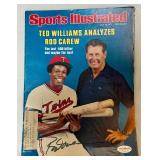 Rod Carew Signed 1977 Sports Illustrated Magazine with JSA COA - Minnesota Twins Baseball