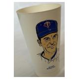 Tony Oliva and Jim Perry Signed Plus Rod Carew Unsigned Vintage 7 Eleven Cups - Minnesota Twins Baseball