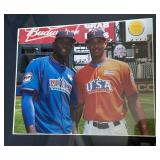 Byron Buxton and Miguel Sano Signed and Framed Ticket Stub + Photo from 2013 All-Star Futures Game - Minnesota Twins Baseball