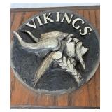 Minnesota Vikings Vintage Metal Handmade Plaque