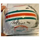 Bob Griese Signed Miami Dolphins Mini Football Helmet With COA