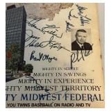 Minnesota Twins 1971 Official Program and Scorecard Signed By - Harmon Killebrew, Rod Carew, Jim Kaat, Stan Williams, Tom Hall, Jim Holt, Brent Layea, Ron Paranoski, Leo Cardenas