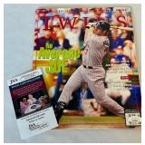 Joe Mauer Signed 2004 Minnesota Twins Magazine With JSA COA
